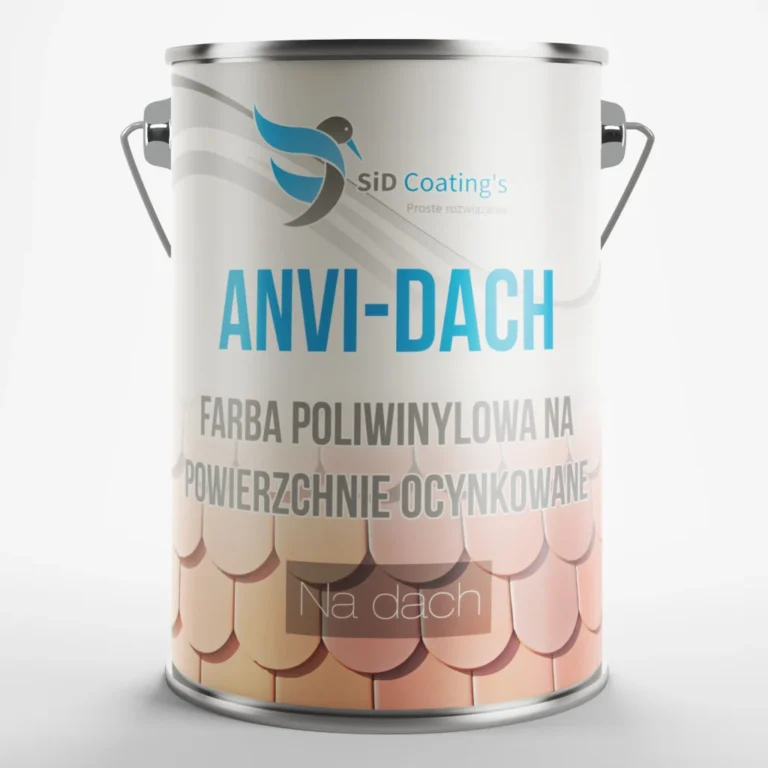 Farba poliwinylowa ANVI-DACH jako świetne uzupełnienie farby ANVI-CORR